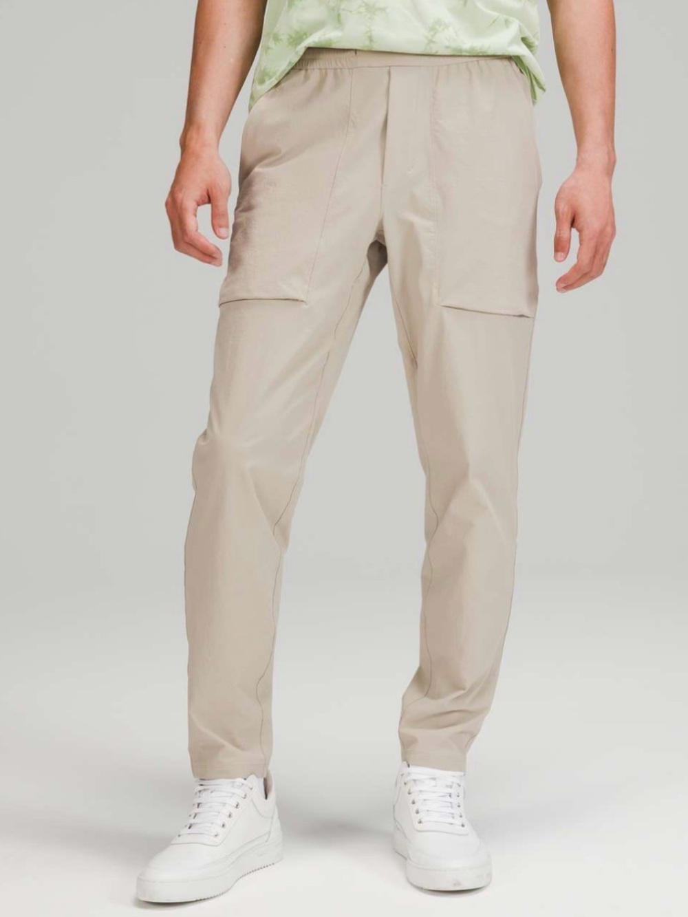 Lululemon Bowline Pants 30” Stretch Ripstop in Raw Linen Mens Size Medium
